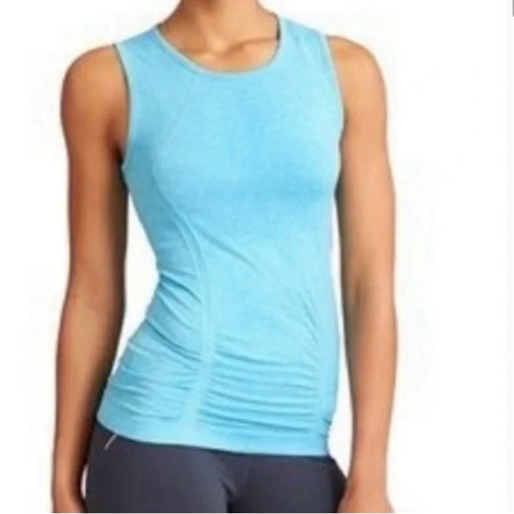 Athleta | Fastest Track Blue Racerback Top Small EUC
